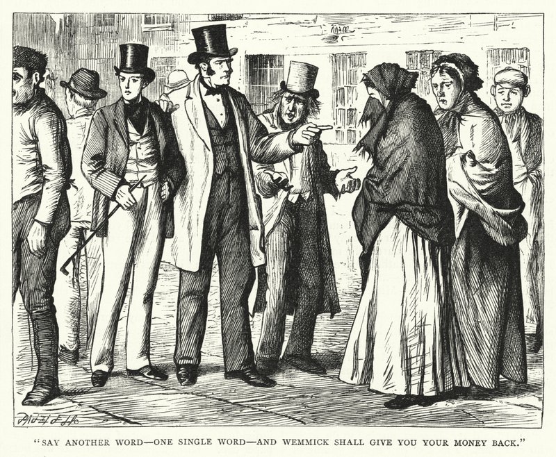 Charles Dickens tarafından Büyük Beklentiler için İllüstrasyon (gravür) by Francis Arthur Fraser