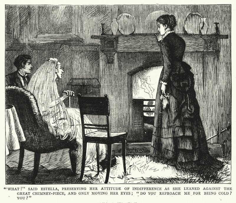 Charles Dickens tarafından Büyük Beklentiler için İllüstrasyon (gravür) by Francis Arthur Fraser