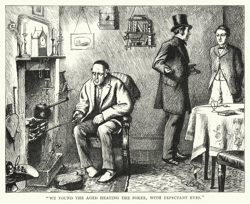 Charles Dickens tarafından Büyük Beklentiler için İllüstrasyon (gravür) by Francis Arthur Fraser
