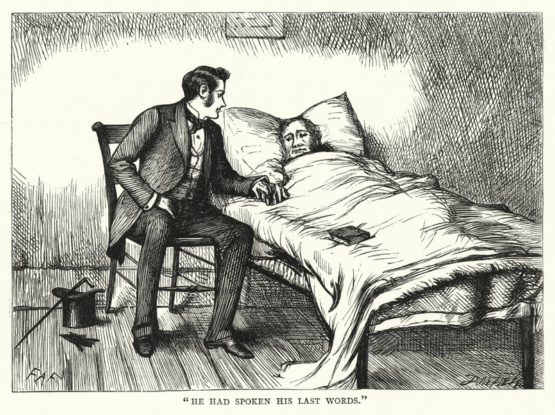 Charles Dickens tarafından Büyük Beklentiler için İllüstrasyon (gravür) by Francis Arthur Fraser