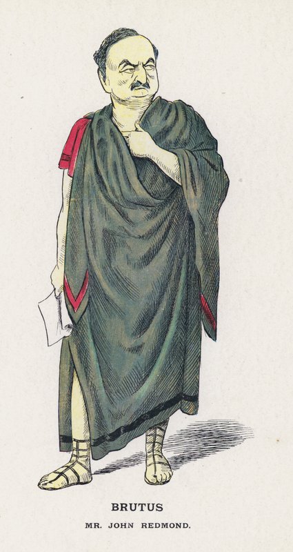Brutus, Bay John Redmond (renkli taş) by Francis Carruthers Gould