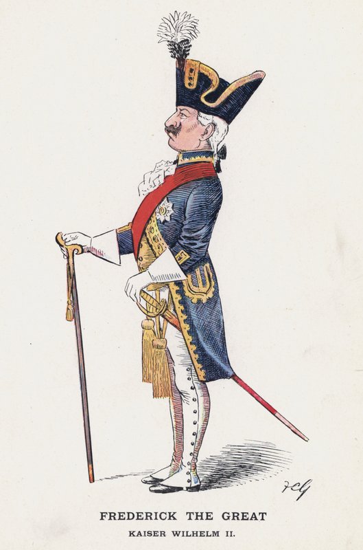 Büyük Frederick, Kaiser Wilhelm II (renkli taş) by Francis Carruthers Gould