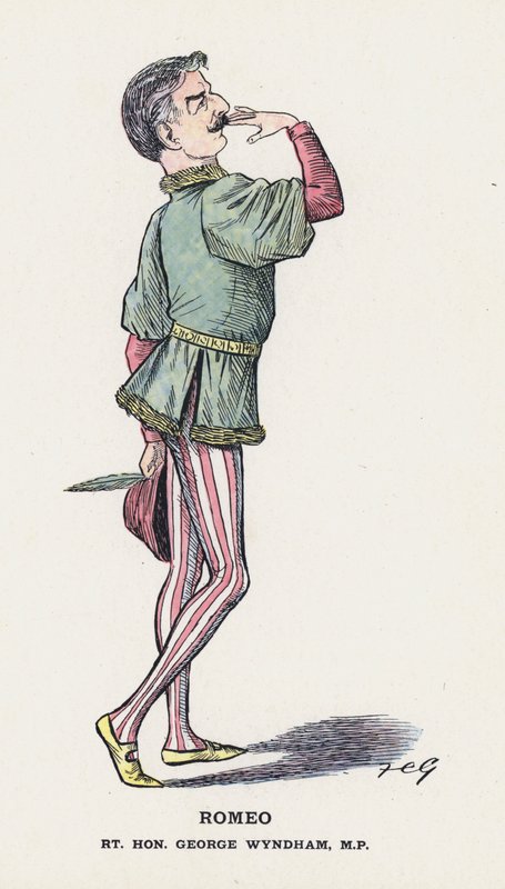 Romeo, Rt Hon George Wyndham (renkli taş) by Francis Carruthers Gould