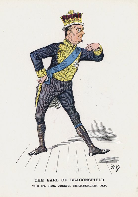 Beaconsfield Kontu, Rt Hon Joseph Chamberlain (renkli taş) by Francis Carruthers Gould