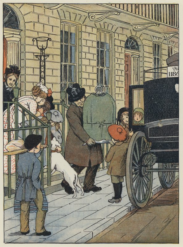 Londra: Homeward Bound! (renkli taş baskı) by Francis Donkin Bedford