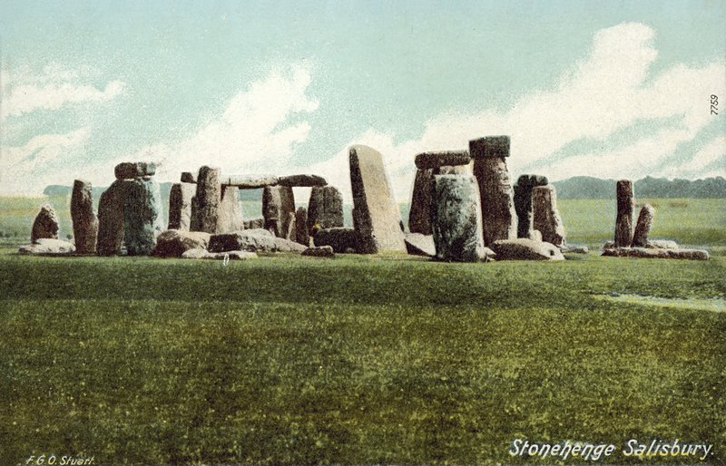 Stonehenge, Wiltshire (renkli fotoğraf) by Francis G. O. Stuart