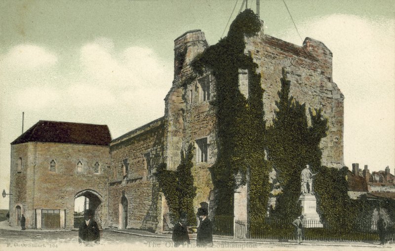Eski Hapishane, Southampton (renkli fotoğraf) by Francis G. O. Stuart