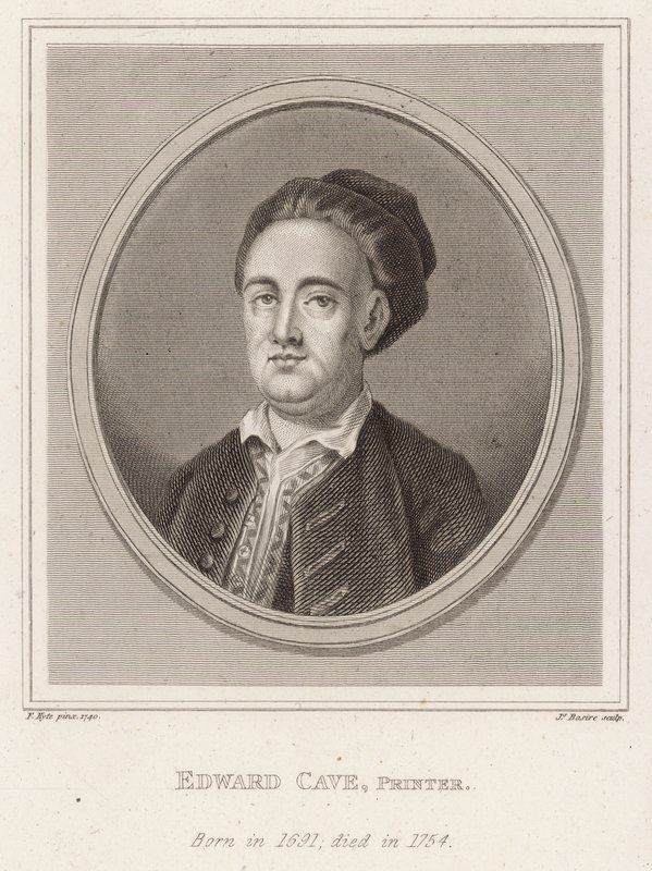 ಎಡ್ವರ್ಡ್ ಕೇವ್, ಪ್ರಿಂಟರ್, 1891 ರಲ್ಲಿ ಜನಿಸಿದರು, 1754 ರಲ್ಲಿ ನಿಧನರಾದರು by Francis Kyte