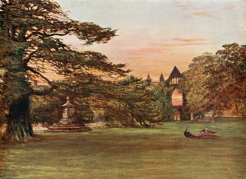Newstead Manastırı Bahçesi by Francis S. Walker