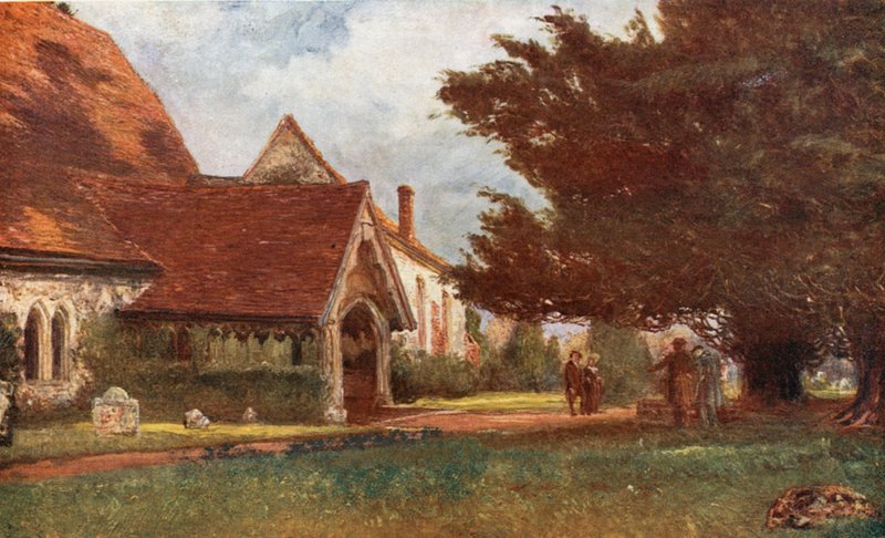 Stoke Poges Kilisesi by Francis S. Walker