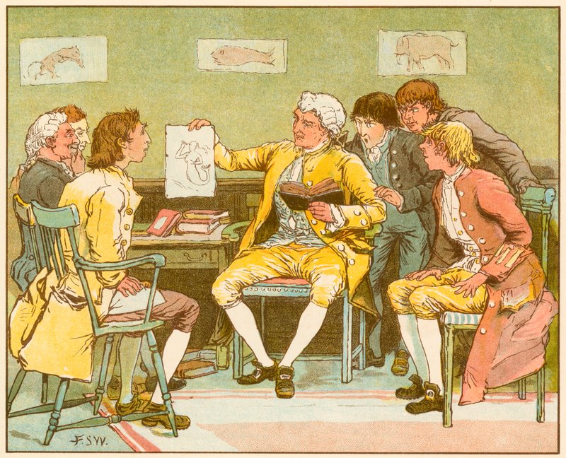 Oliver Goldsmith tarafından Terkedilmiş Köy by Francis S. Walker