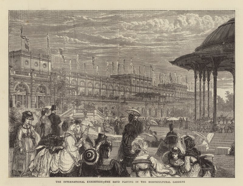 Uluslararası Sergi, Bahçıvanlık Bahçelerinde Çalan Bando by Francis S. Walker