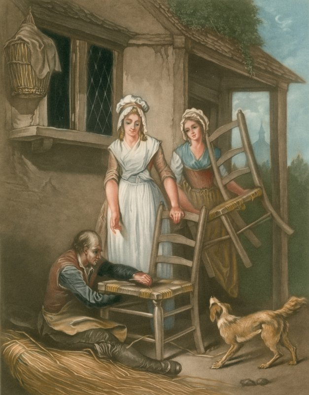 Tamir edilecek eski sandalyeler by Francis Wheatley