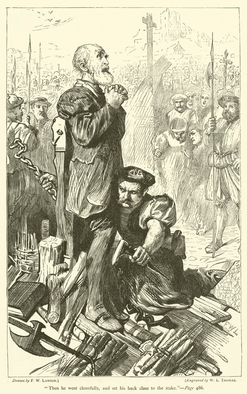 Sonra neşeyle gitti ve sırtını kazığa yaklaştırdı. by Francis Wilfred Lawson