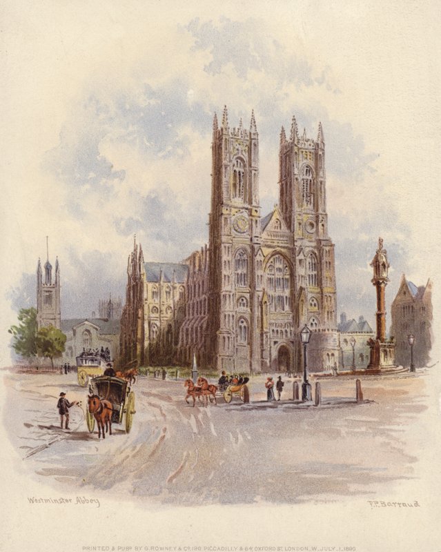 Westminster Manastırı, Londra by Francis after Barraud