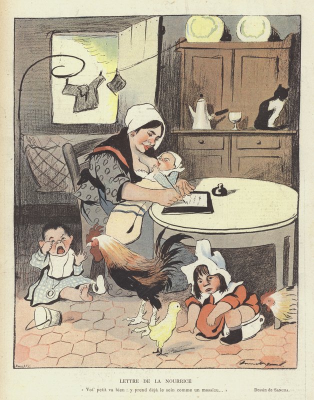 Le Rire için İllüstrasyon by Francisco Sancha y Lengo