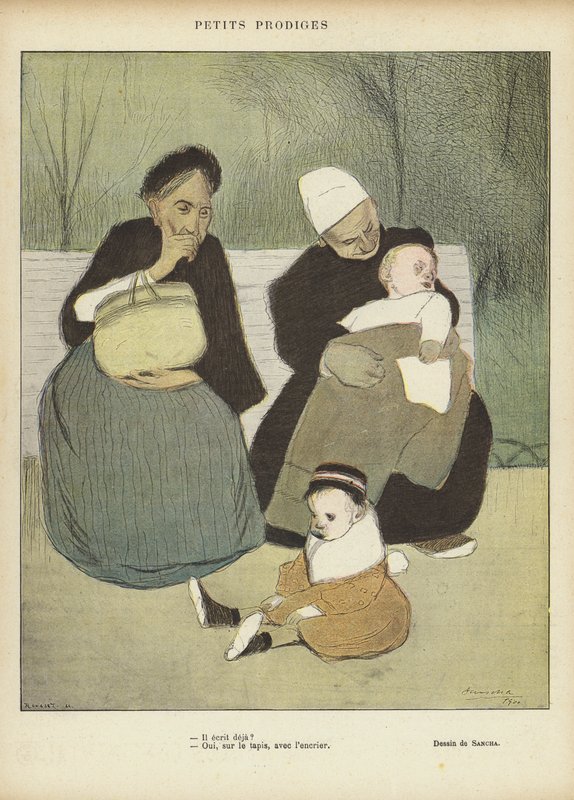 Le Rire için İllüstrasyon by Francisco Sancha y Lengo
