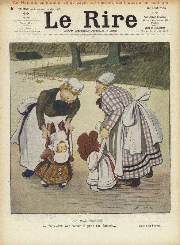 Le Rire için İllüstrasyon by Francisco Sancha y Lengo