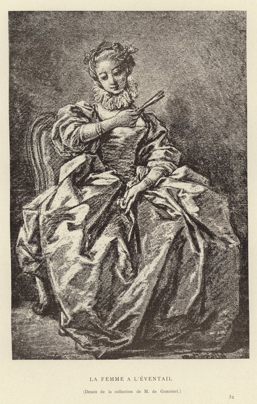 Hayranı olan kadın by Francois (after) Boucher