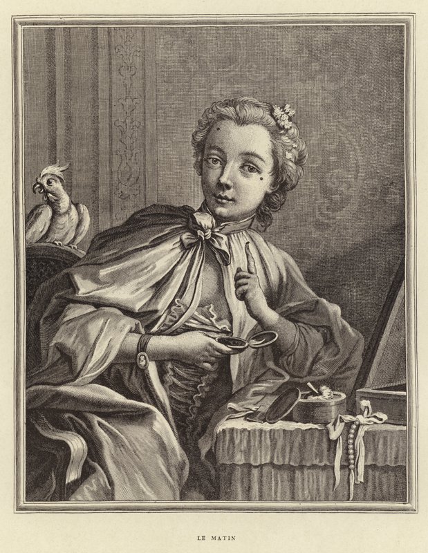 Sabah (gravür) by Francois (after) Boucher