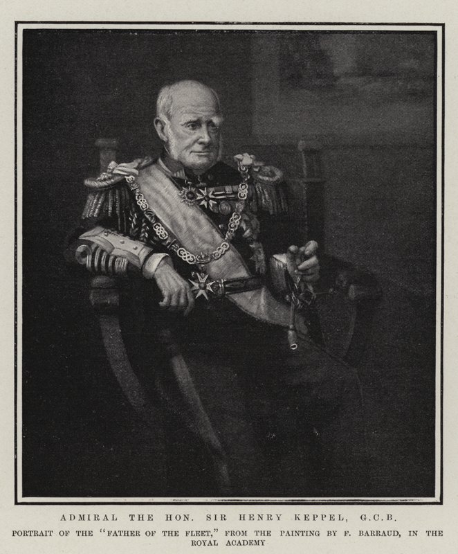 Amiral Saygıdeğer Sir Henry Keppel, GCB by Francois Barraud