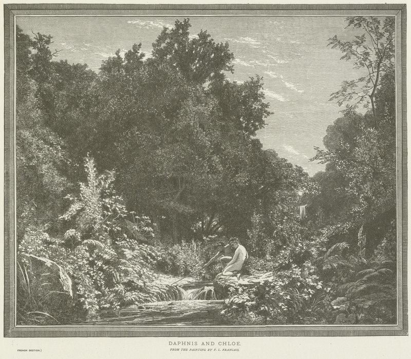 Daphnis and Chloe  by Francois Louis Francais