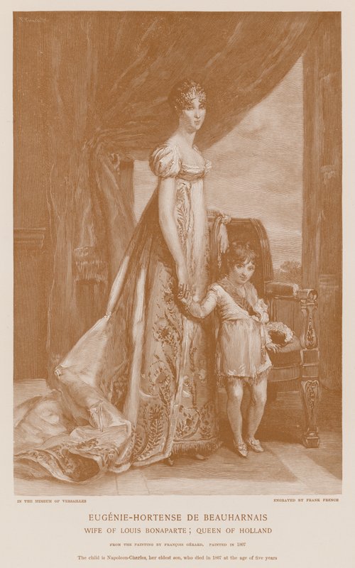 Eugene-Hortense de Beauharnais ve Napolyon-Charles by Francois Pascal Simon Gerard