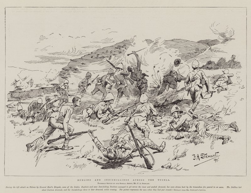 Tugela boyunca Dublins ve Inniskillings by Frank Algenon Stewart