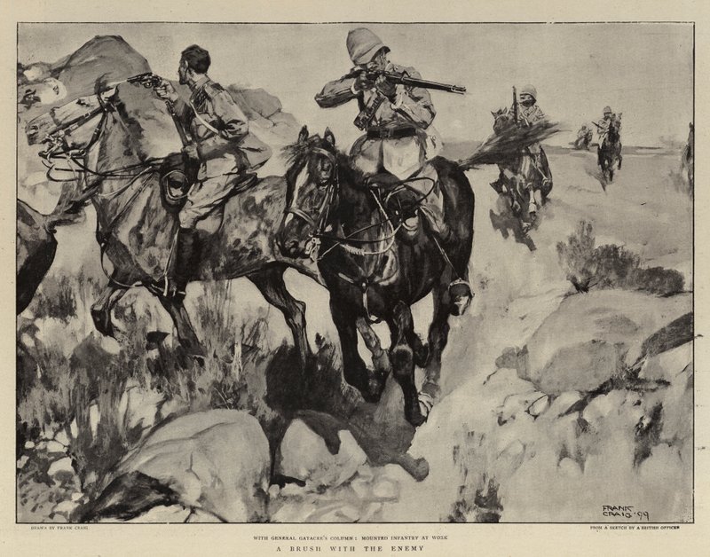 Düşmanla Bir Fırça by Frank Craig