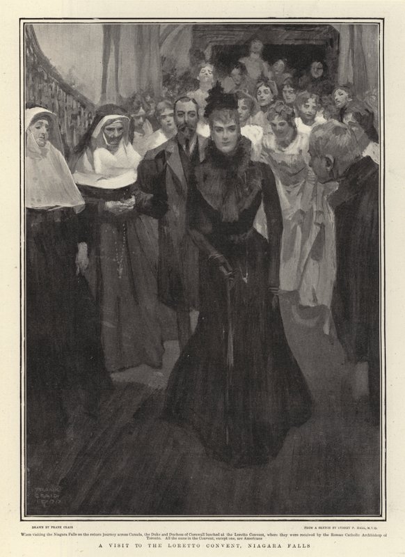 Loretto Manastırı, Niagara Şelalesi ziyareti by Frank Craig