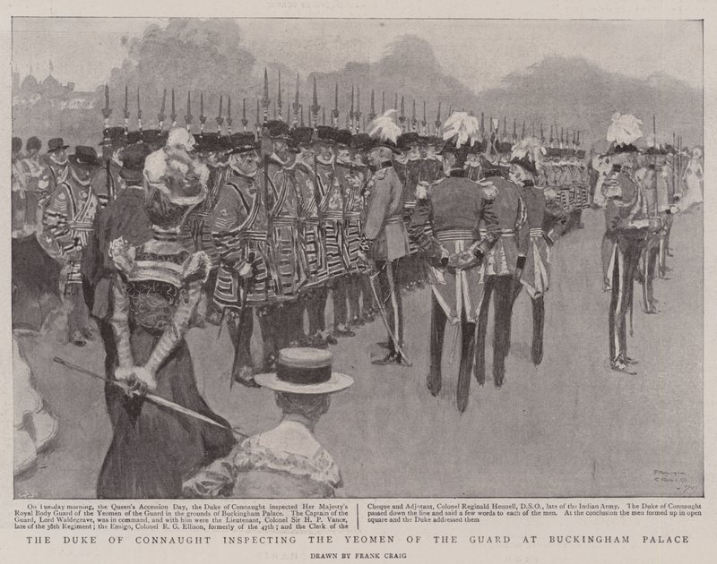 Connaught Dükü, Buckingham Sarayı