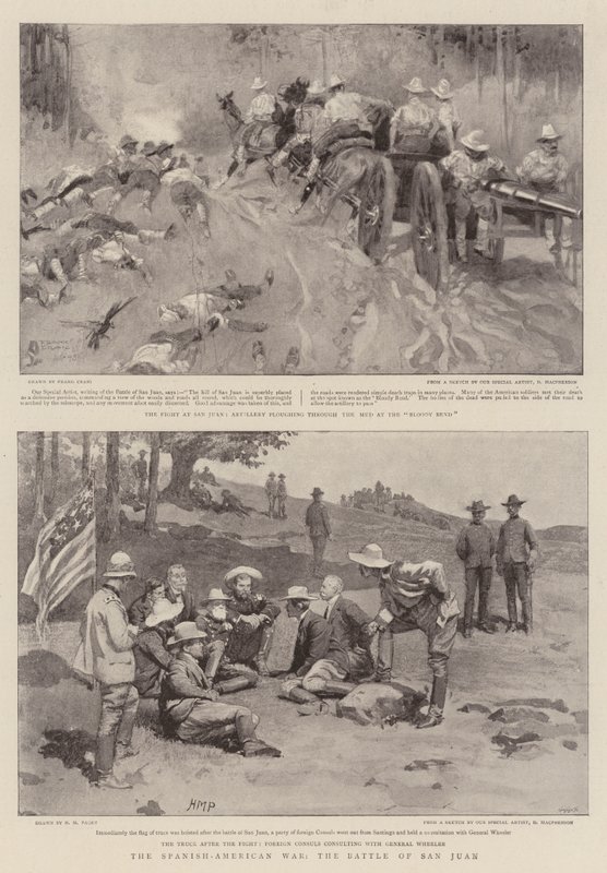 İspanyol-Amerikan Savaşı, San Juan Savaşı by Frank Craig