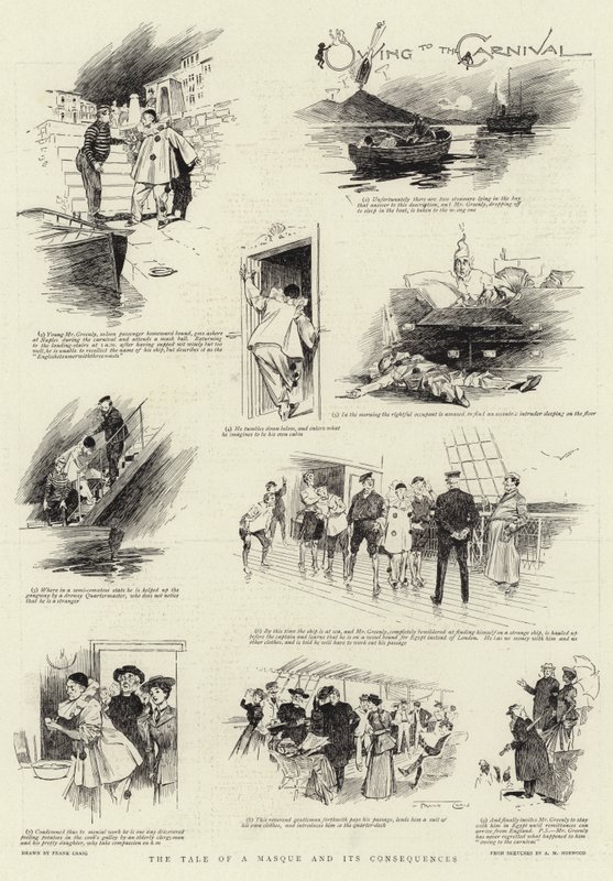 Bir Maskenin Öyküsü ve Sonuçları by Frank Craig