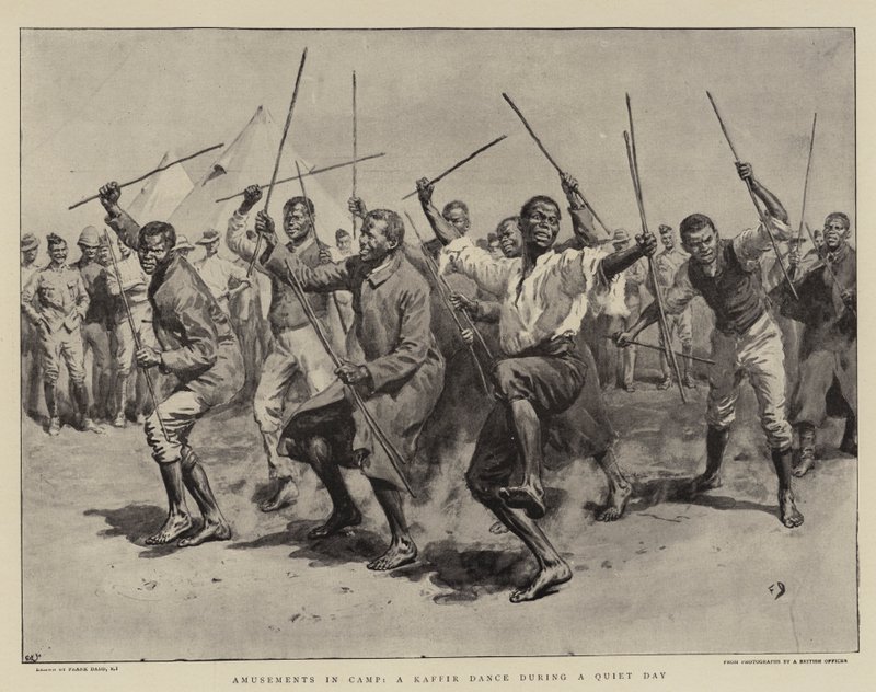 Kampta Eğlenceler, Sessiz Bir Günde Bir Kafir Dansı by Frank Dadd