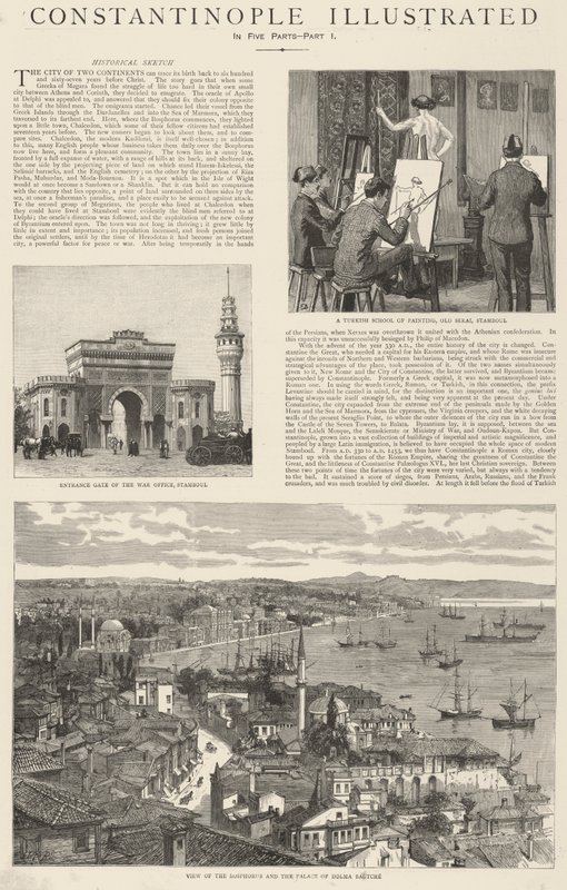 Konstantinopolis resimli by Frank Dadd