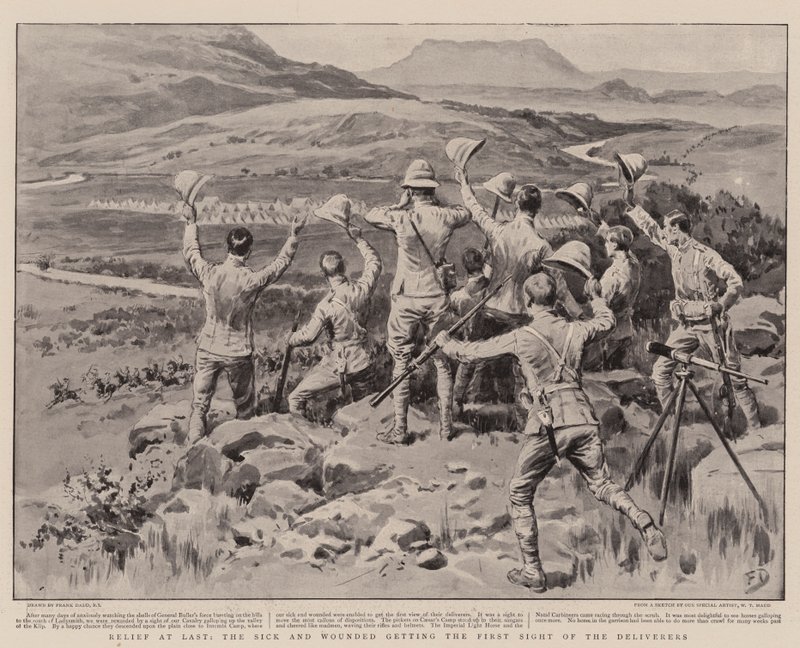 Sonunda Rölyef, Hasta ve Yaralılar Kurtarıcıların İlk Görüşünü Aldı by Frank Dadd