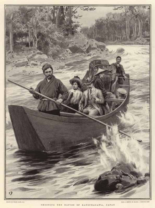 Katsuragawa, Japonya Rapids