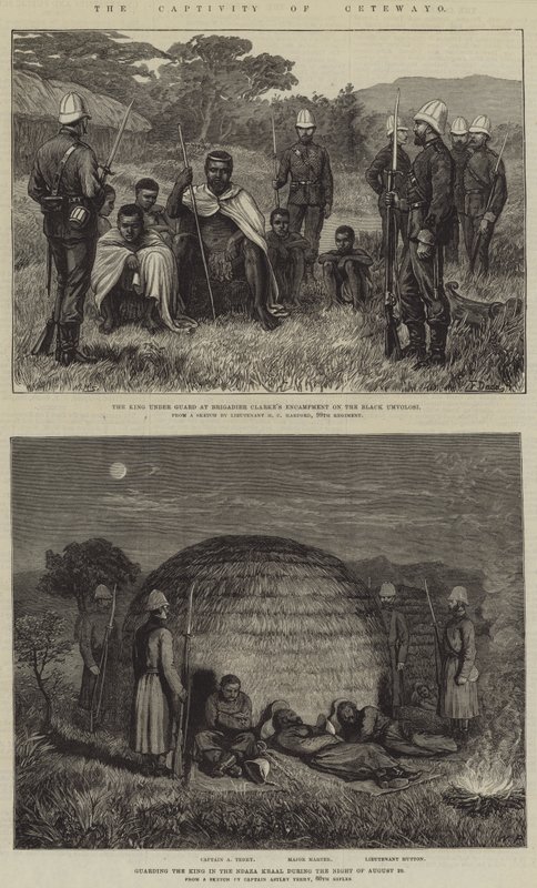 Cetewayo'nun Esareti by Frank Dadd