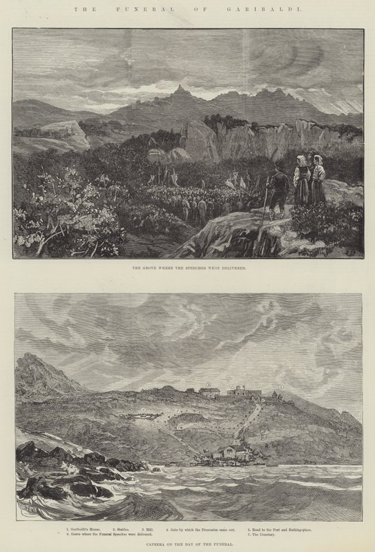 Garibaldi'nin Cenazesi by Frank Dadd