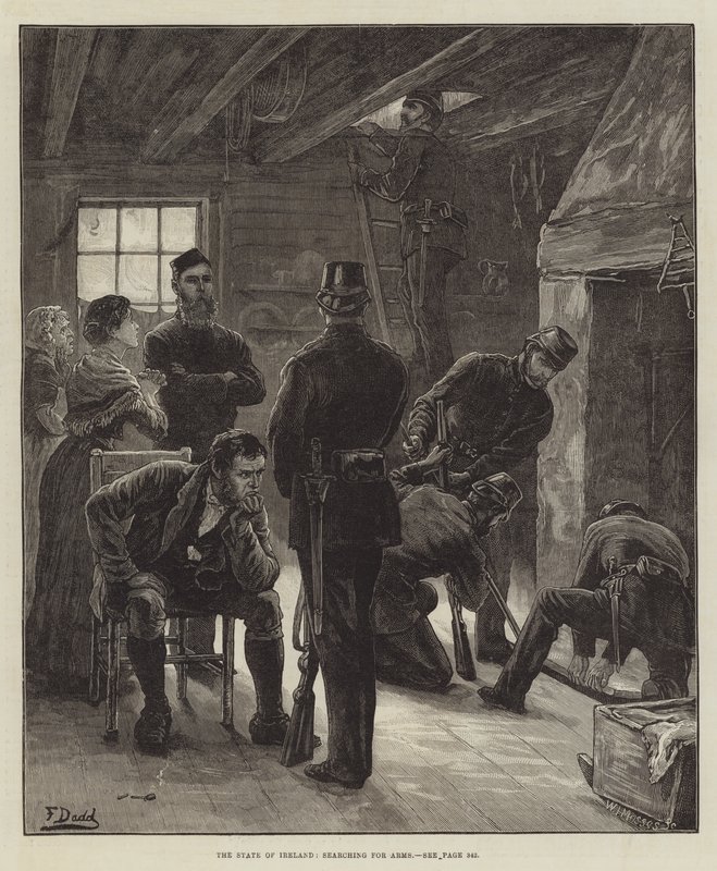 İrlanda Eyaleti, Silah Arıyor by Frank Dadd
