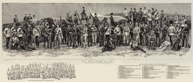 1887 yılında Gönüllüler by Frank Dadd