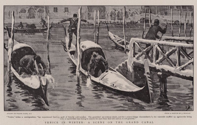 Kışın Venedik, Büyük Kanal