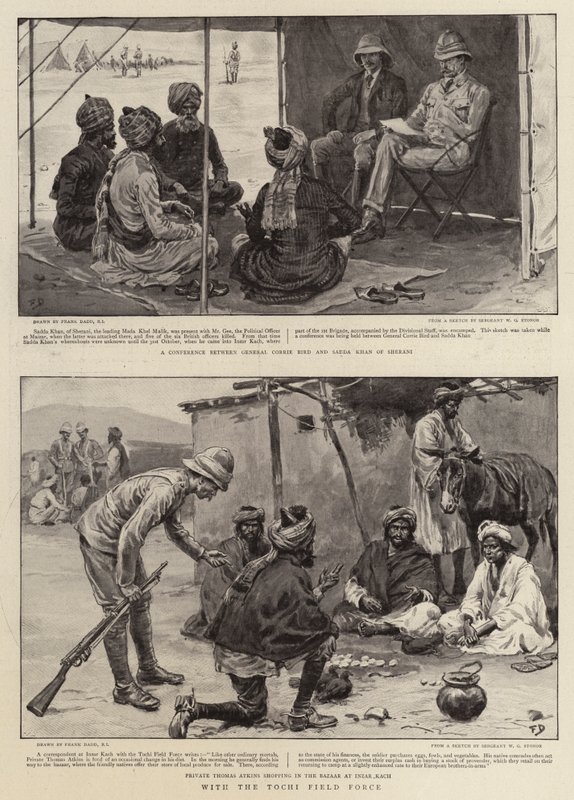 ಟೋಚಿ ಫೀಲ್ಡ್ ಫೋರ್ಸ್ ಟರ್ಕಿಯೊಂದಿಗೆ by Frank Dadd