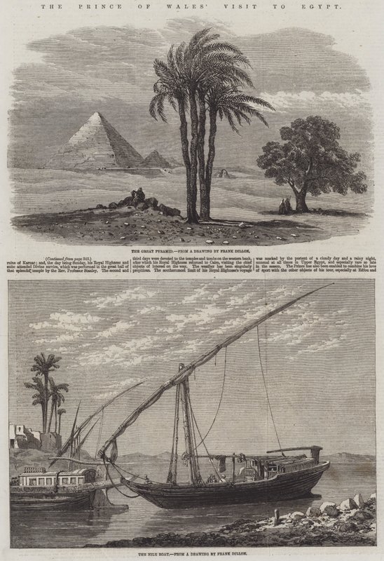 ಈಜಿಪ್ಟ್ ಟರ್ಕಿಗೆ ವೇಲ್ಸ್ ರಾಜಕುಮಾರನ ಭೇಟಿ by Frank Dillon