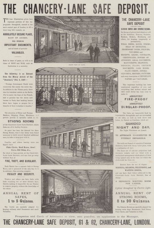 Reklam, The Chancery-Lane Kasa by Frank Watkins