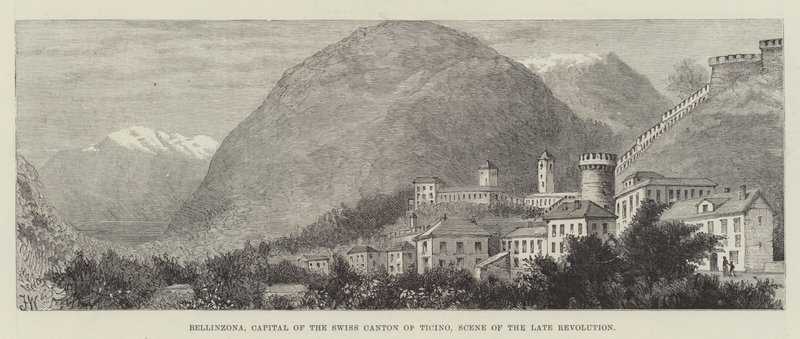 Bellinzona, İsviçre Kantonu Ticino