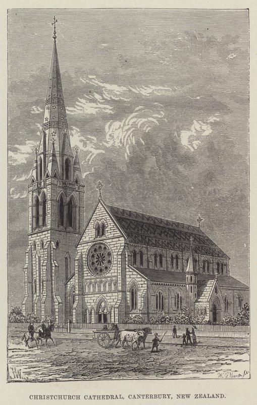 Christchurch Katedrali, Canterbury, Yeni Zelanda by Frank Watkins