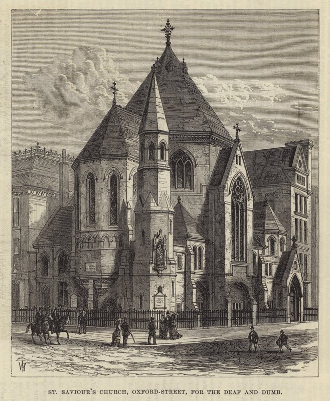 Sağırlar ve Dilsizler için Aziz Kurtarıcı Kilisesi, Oxford-Street, by Frank Watkins