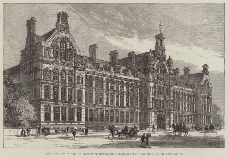 Londra Teknik Eğitim Merkez Enstitüsü Şehri ve Loncaları, South Kensington by Frank Watkins
