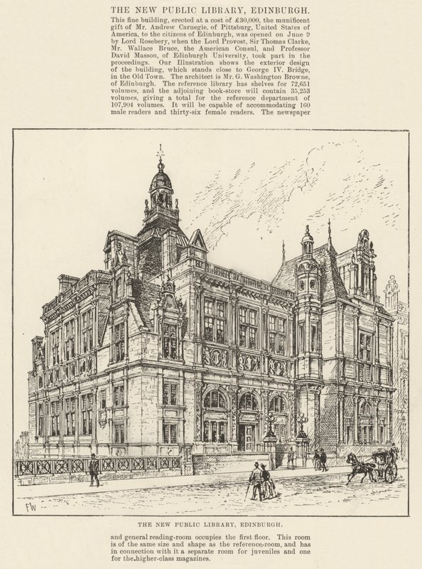 Yeni Halk Kütüphanesi, Edinburg by Frank Watkins